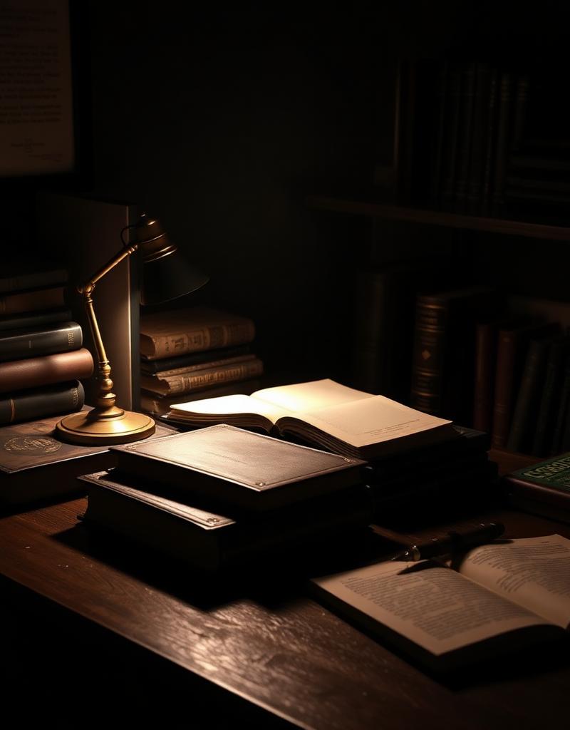 Dark Academia aesthetic room