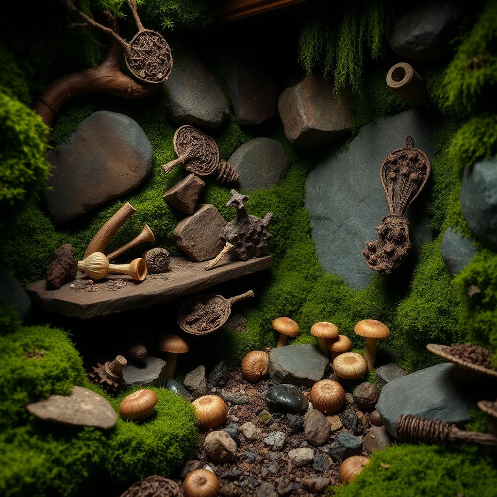 Goblincore aesthetic room